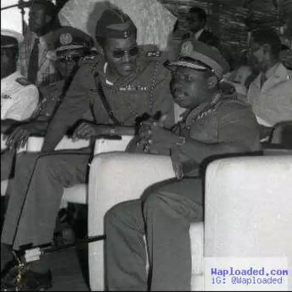 Checkout Photo Of President Buhari And Obasanjo When They Were Quite Young